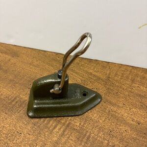 Wilson Jones Co Vintage Single Hole Punch Cast Iron Grey